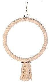 צעצוע לתוכי חישוק בז'/צבעוני גדול