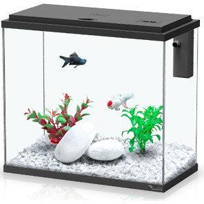 אקווריום אקווה אטלנטיס שחור 20 ליטר 40 ס"מ