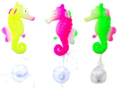 דקורציה סוס ים מסיליקון צבעוני צף
