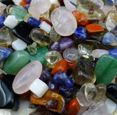 חצץ אבני זכוכית 1 ק"ג