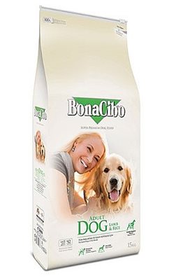 בונאסיבו לכלב בוגר כבש ואורז 15 ק"ג