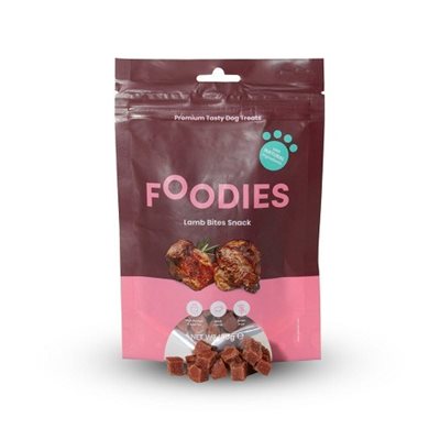 חטיף פודיס לכלב –נגיסי כבש רכים 100 גרם (4 יח' ב-50 ש"ח/ 10 יח' ב-100 ש"ח)