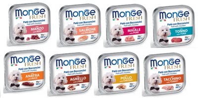 מעדן פטה לכלב מונג' פרש- 100 גרם