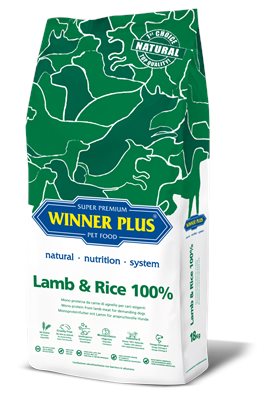 ווינר פלוס כבש ואורז 12 ק"ג