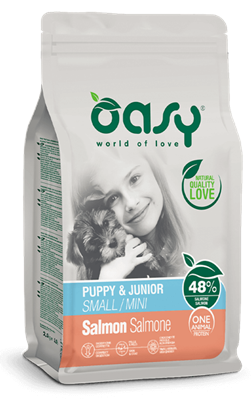 אואסי גורים חלבון יחיד סלמון ג. קטן- 2.5 ק"ג