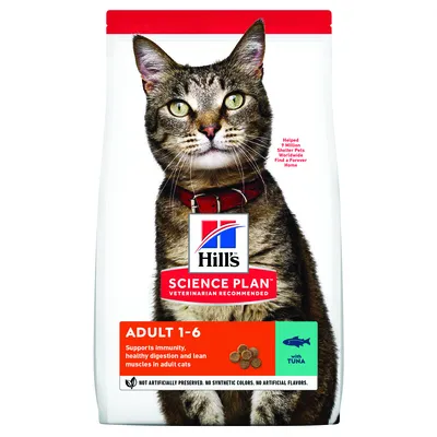 Hill's Science Plan לחתול בוגר (עם טונה), 3 ק"ג