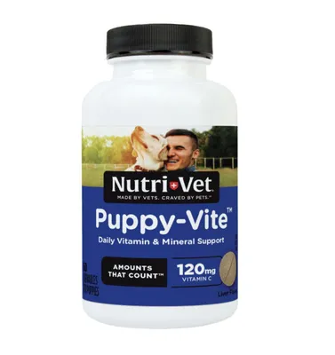 נוטרי וט- ויטמינים לגורי כלבים 60 טבליות