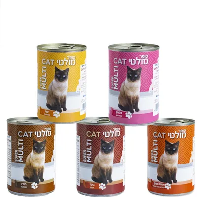 שימור מולטי קט פטה לחתול 400 גר'