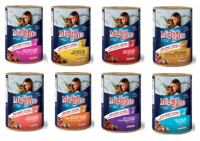 שימור מיגליאור לחתול- נתחים ברוטב 405 גרם