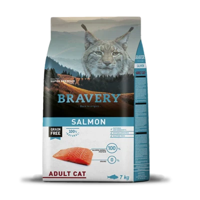 ברייברי חתול בוגר סלמון 7 ק"ג