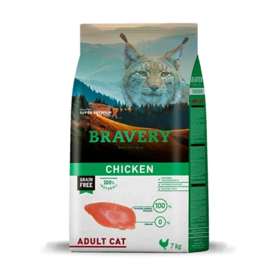 ברייברי חתול בוגר עוף 7 ק"ג