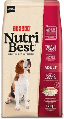 נוטריבסט בוגר כלב עוף 15 ק"ג