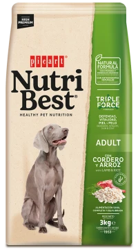 נוטריבסט בוגר כלב כבש ואורז 3 ק"ג