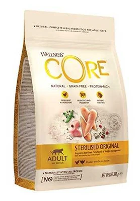 וולנס קור G.F חתול בוגר עוף והודו סטרלייז 4 ק"ג