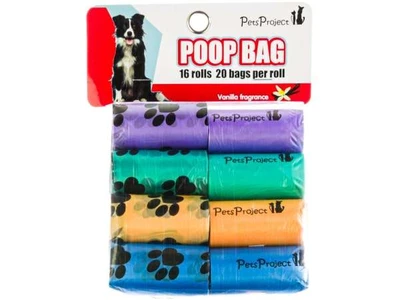 שקיות לאיסוף צרכים- מארז 16 יח' צבעוני