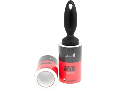 רולר דבק לניקוי שיער 100 דפים- פטס פרוג'קט