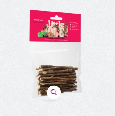 חטיף למכרסם ליטל וואן ענפי דומדמנית