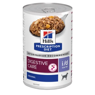 שימור לכלב הילס I/D מופחת שומן -לתמיכה בבריאות מערכת העיכול 360 גרם