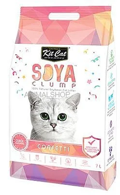 חול סויה קיט קט-קונפטי - 7 ליטר